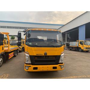 China Diesel Howo Tow Truck Wrecker 4-5 Ton Chinese Road Wrecker On With 3600mm Wheel Base wholesale