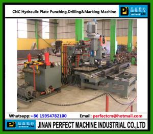 China CNC Hydraulic Punching, Drilling &amp; Marking Machine for Plates wholesale