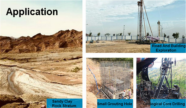 Water Well Railways GK180 Mining Core Drilling Equipment