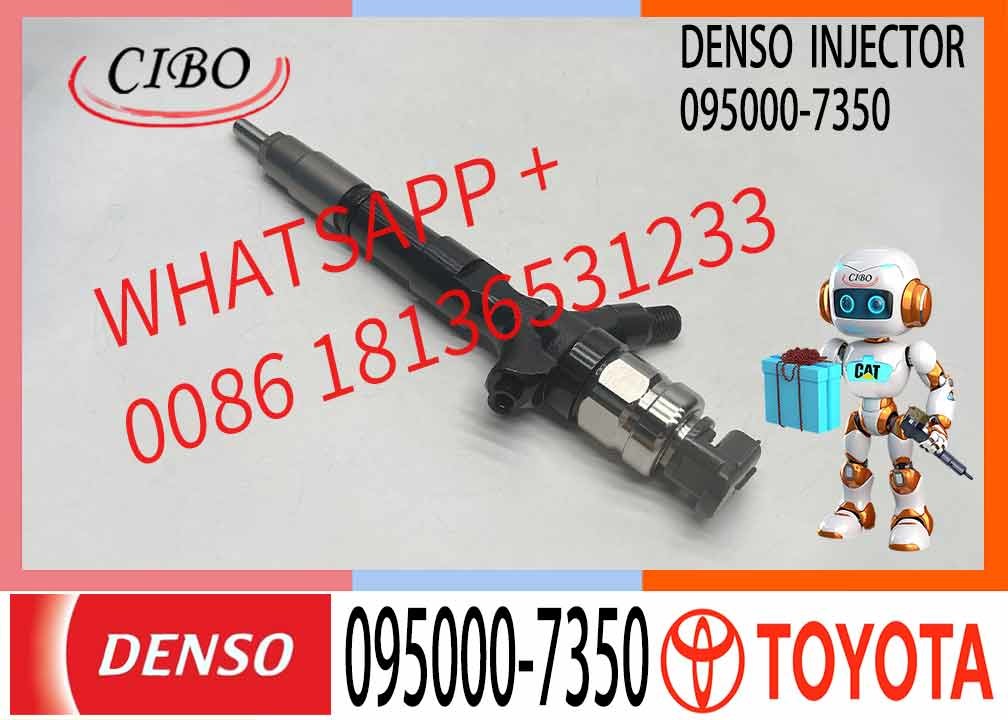 New Diesel Fuel Common Rail Injector 095000-7350 23670-30210 For TOYOTA LAND CRUISER 1KD-FTV D-4D PRADO J120 EURO 3 3.0D