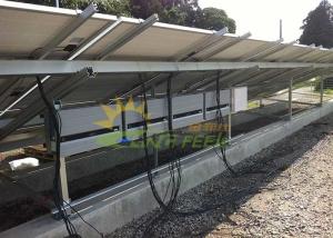 China Aluminum Adjustable Solar Panel Brackets Good Wind &amp; Snow Resistance wholesale