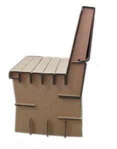 China Living Room Paper Folding Furniture Paper Folding Chair Evironmental Friendly wholesale