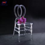 China Butterfly Shape Clear Resin Chiavari Chairs 7 Bars Event Chair Mordern OEM ODM Service for sale