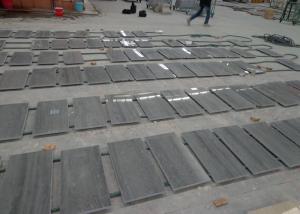 China Wood Blue Marble Kitchen Floor Tiles , Interior Real Stone Floor Tiles wholesale