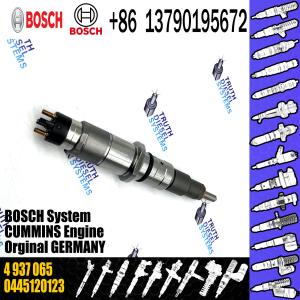 China Fuel Injection Common Rail Fuel Injector 0445120123 for DCEC Dongfeng Cummins 0 445 120 123 4937065 wholesale