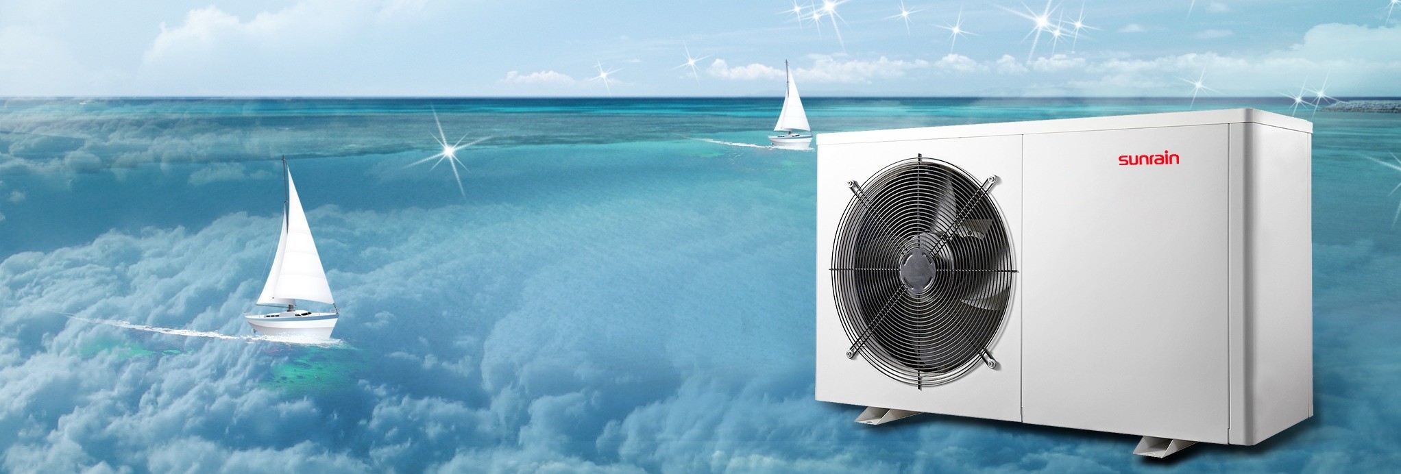 Freestanding R410a Hot Water Split Heat Pump Water Heater 4.8KW