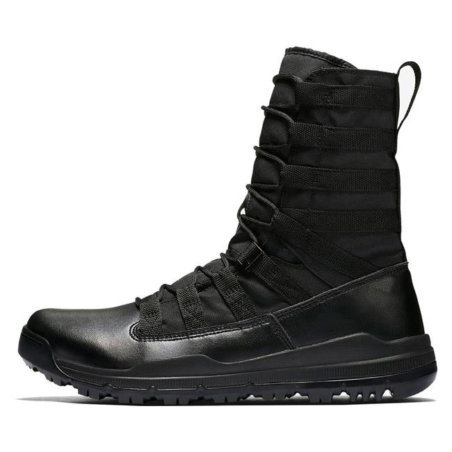 17 Ounces Genuine Leather Military Boots Upper Nylon Reinforced Black Outdoor Tactical Gear