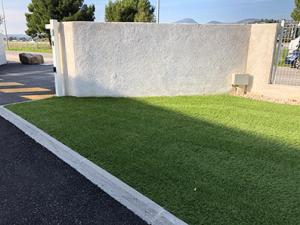 China SGS Artificial Tennis Synthetic Grass Fake Outdoor Green Carpet Roll wholesale