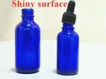 30ml 50ml 60ml Empty Round Small Cosmetic Bottle Blue clear Essential Oil Glass