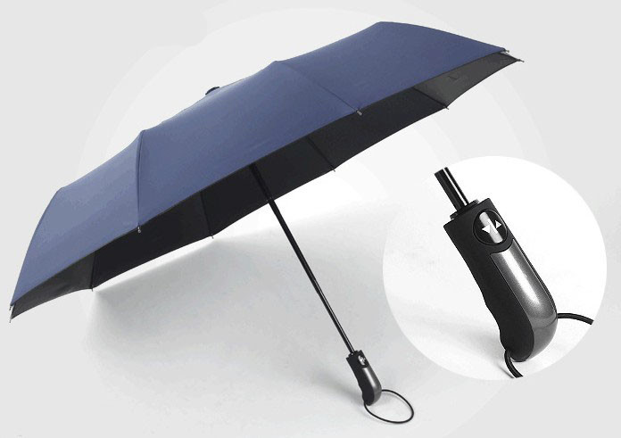Fully Automatic 10 bone Folding Advertising Umbrella Logo Customized