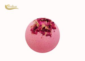 China Shea Butter / Petal Bath Bomb , Body Care Bath Bombs Color Customized wholesale