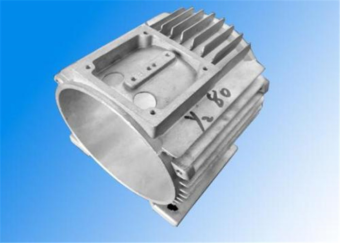 Industrial Control Aluminum Precision Casting Motor Housing Dark Gray Military Green