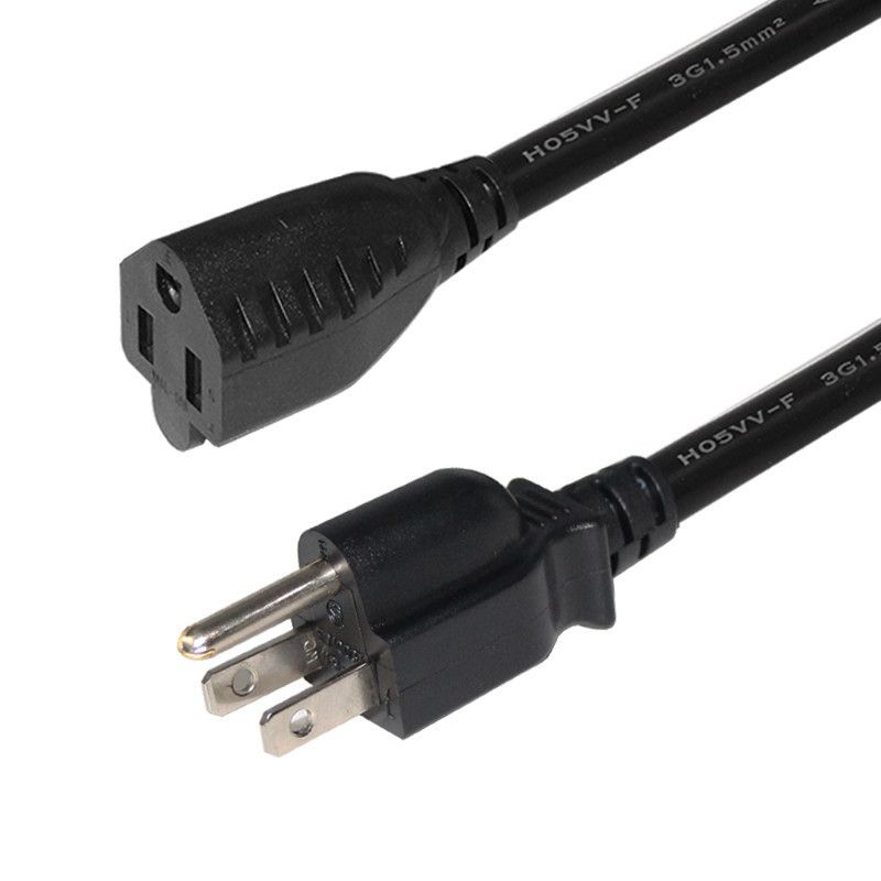 3 Pin US Standard Power Cable IEC C13 PVC Pure copper UL Safety Approved