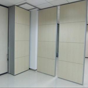 China Soundproof Sliding Folding Room Partitions MDF + Aluminum Material wholesale