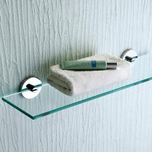 China Glass Sus304 Bathroom Accessories Shelves Durable Polished wholesale
