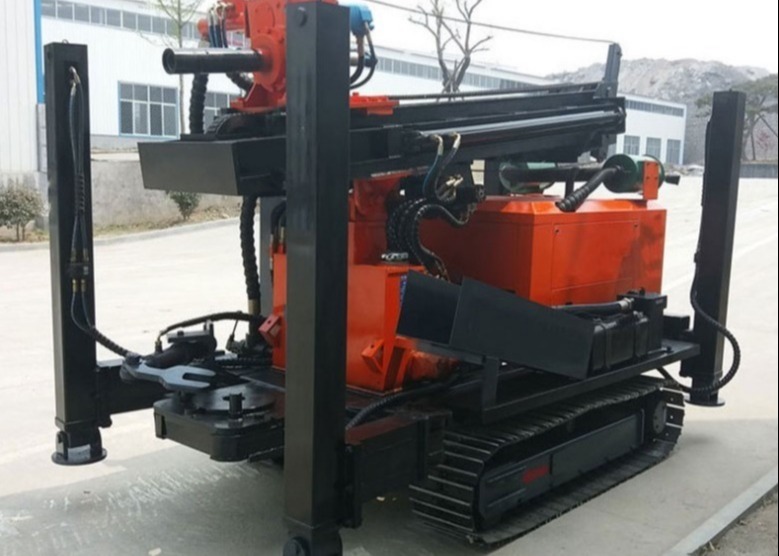 Fast Oem St 200 Portable Water Well Drilling Rig Machine Yuchai Diesel Engine