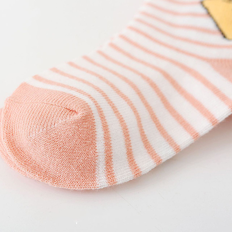 Anti Slip Printed Picture Socks Snagging Resistance For Newborn