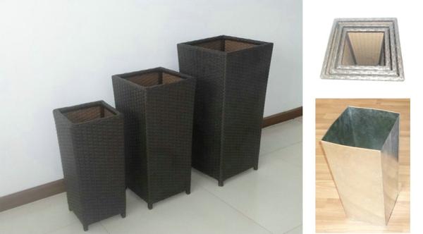 Quality All Weather Wicker Flower Pot for sale