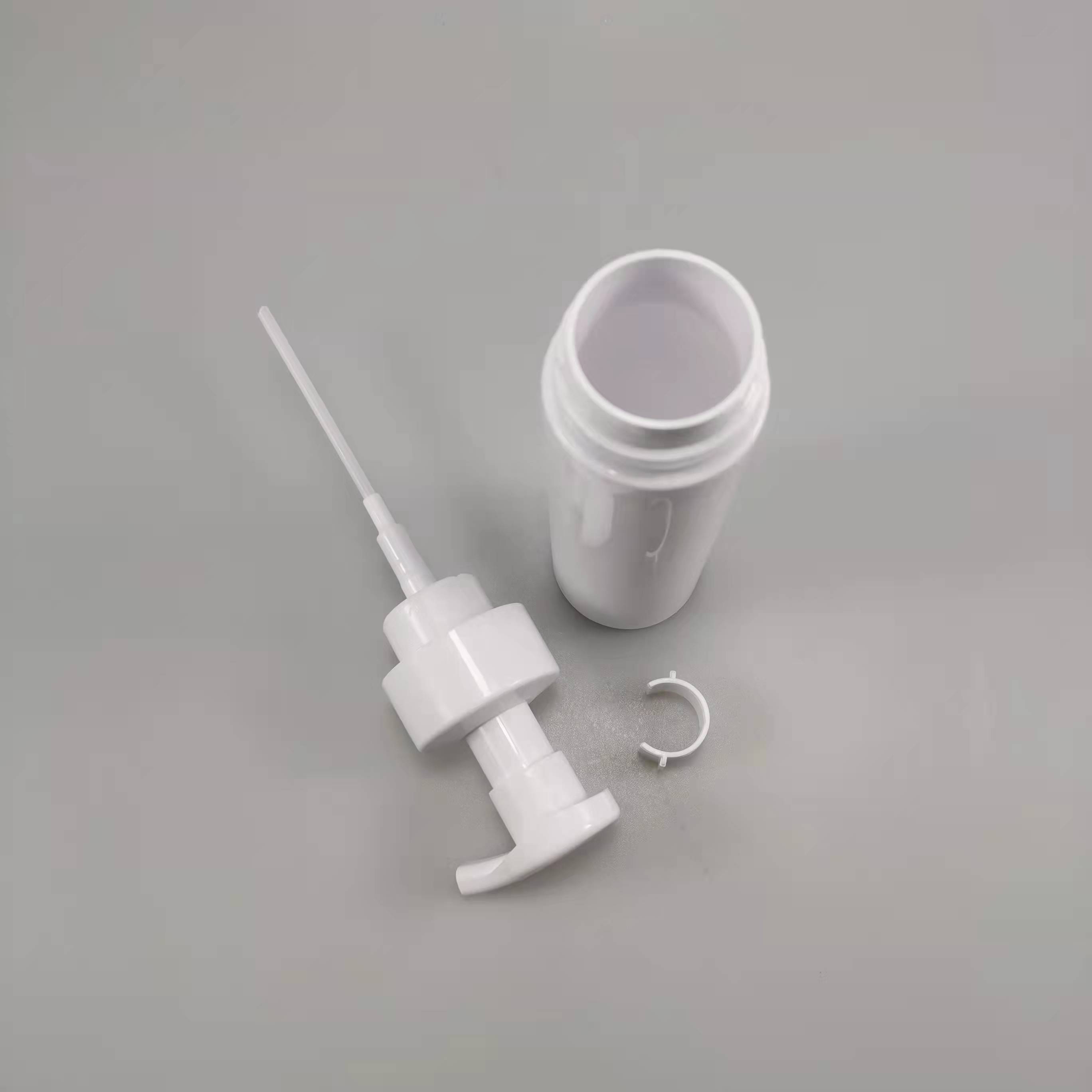 Industrial Cosmetic 100ml 120ml 150ml 200ml Round PET Foam Soap Bottle with Claim Pump