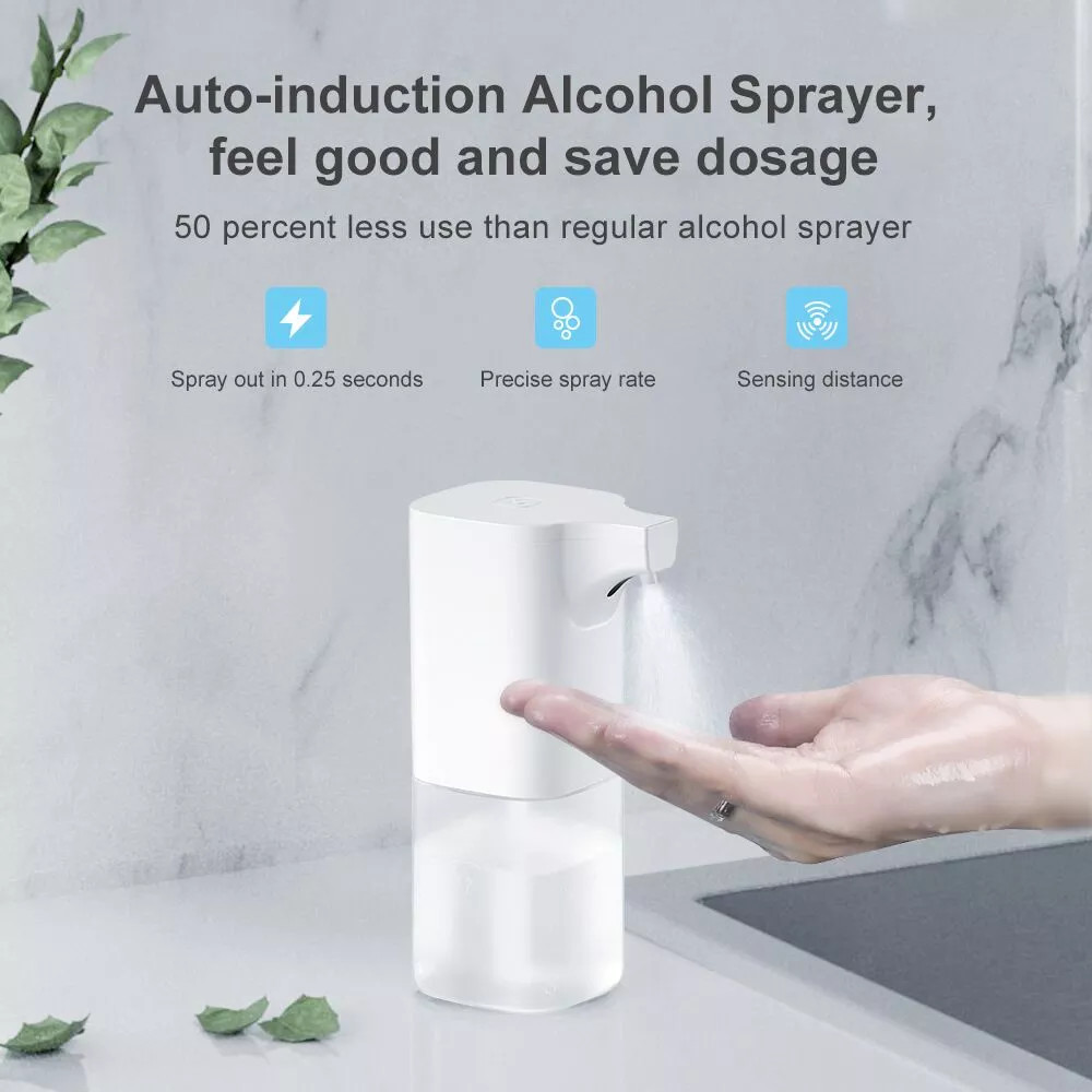 Automatic Touchless Liquid Soap Dispenser Non Contact Induction Foaming Hand Washing Device for Kitchen Bathroom