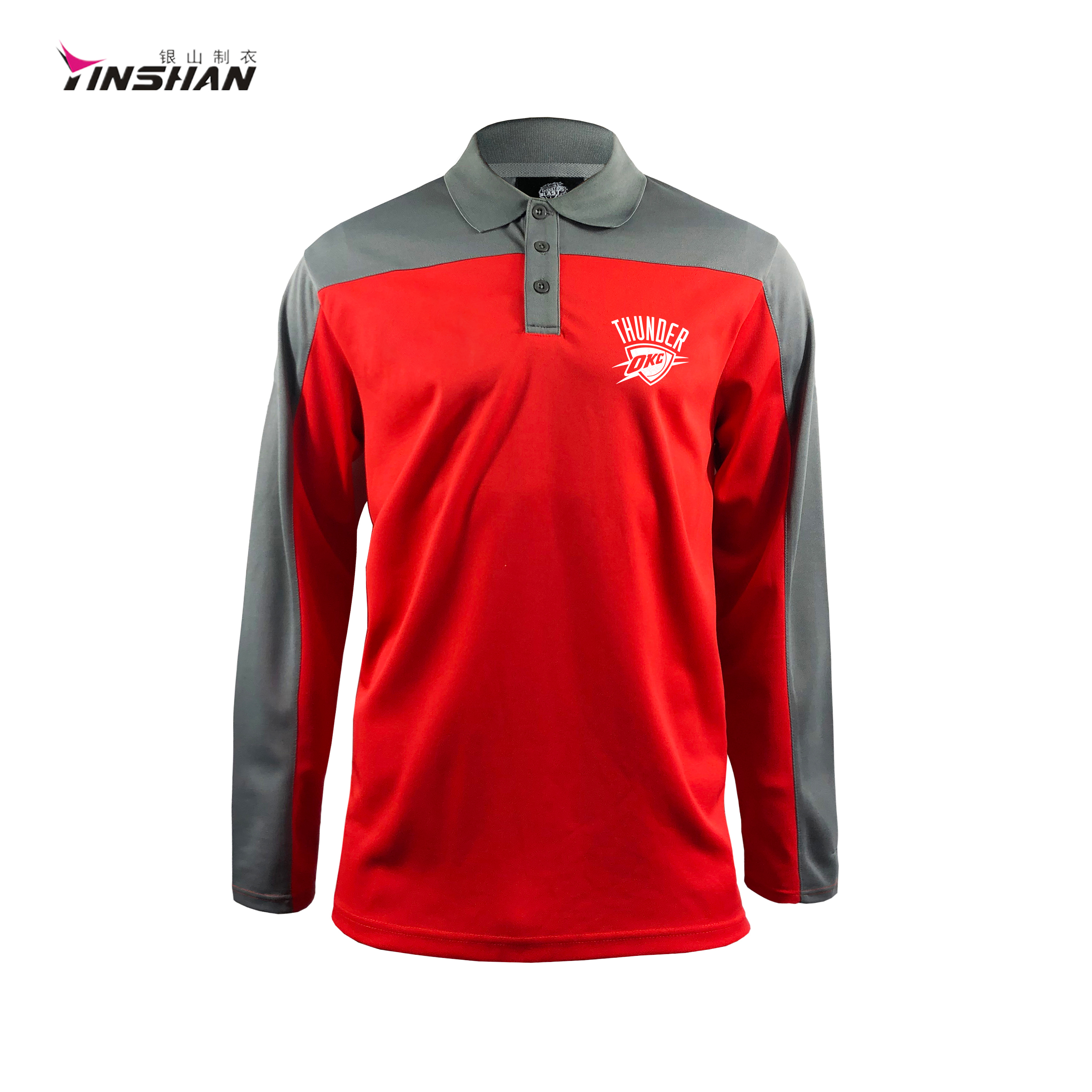 Custom Logo Printing Long Sleeve Sublimation Racing Motorcycles Jersey Men's Polo Shirts
