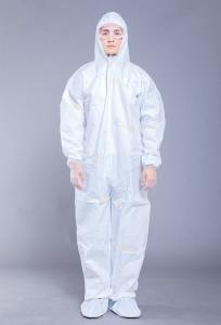 China Disposable Hooded Non Woven 55g Personal Protective Suits wholesale