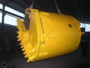 China Height 1200mm Diameter 1200mm Rock Drilling Bucket For Foundation Piling wholesale