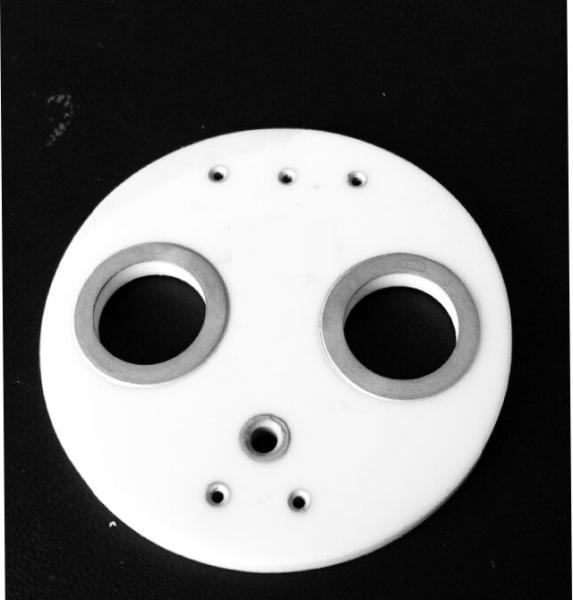 Vacuum Metallized Alumina Ceramics Gasket Lightweight Electronic Ceramic