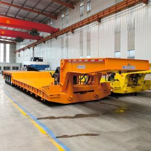 China TITAN 100 Tons Removable Gooseneck Trailer for Sale | Removable Gooseneck Lowboy Trailer wholesale
