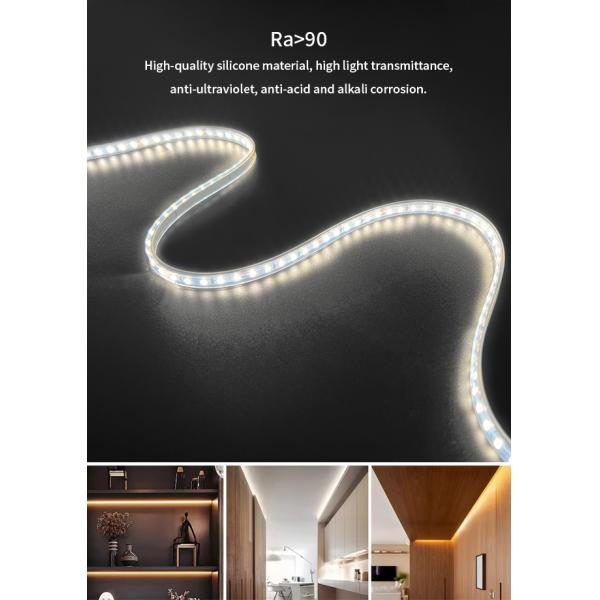 DC12V DC24V IP65 LED Strip Lights 6mm Width Neon LED Flexible Strip Light For Staircase