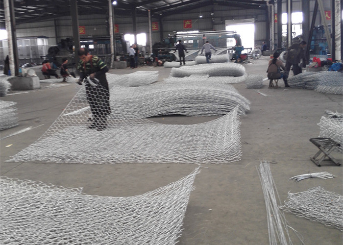 2x1x1m Galfan Gabion Basket Retaining Wall 3.4mm