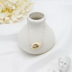 22mm Jade Diamond Beaded Bracelets Jewelry Alloy Shell Silver White Shell