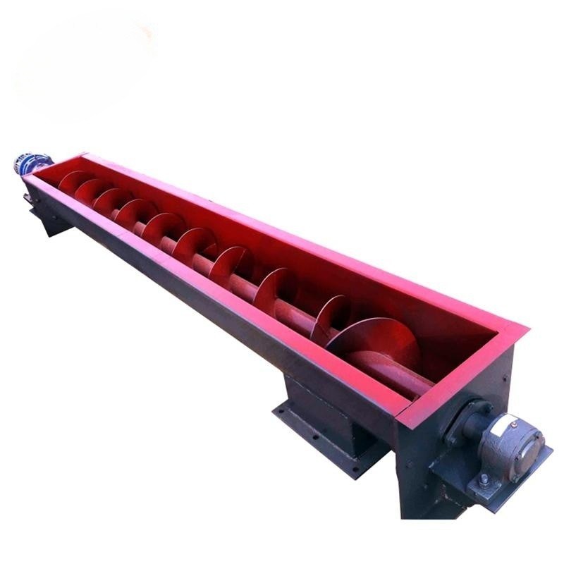 U Type Screw Conveyor Machine Stainless Steel Worm Elevator Auger Conveyor
