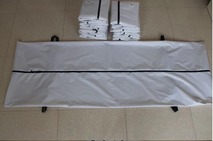 Durable MD03 sewing Urn and Bag , Plastic cremation bags Lightweight