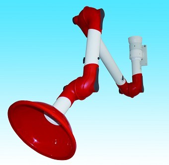 laboratory use flexible extraction arm, multiple joints fume suction hood arm
