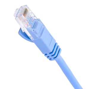 China Copper 24AWG Patch Cord Cat 5e , BC7/0.2 PVC Jacket UTP Cat5e Patch Cable wholesale