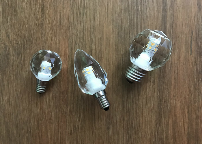 3w 5w Led Screw Candle Bulbs 330 Degree Beam Angle High Light Efficiency
