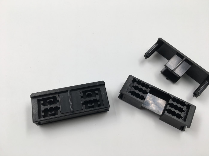 LKM HASCO DME Industrial Plastic Molding Black Precision Plastic Parts For Industrial Field