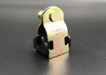 HDG Insulated Strut Cushion Clamps 0.37 Inch Pipe Tube Gold Zinc