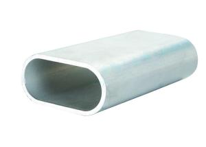 China 6061 Flat Sided Oval Aluminum Tubing Intake Seamless For Aerospace Military wholesale