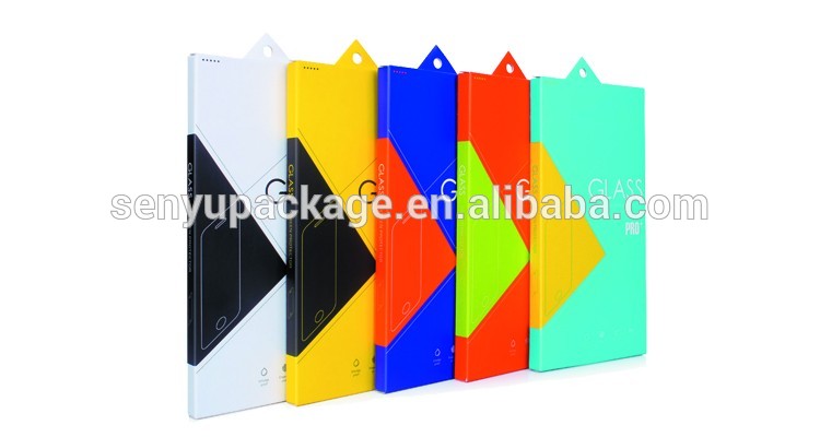 Supplier Top Accessories Manufacturer Fashion Tempered Glass Screen Protector Retail Packaging box