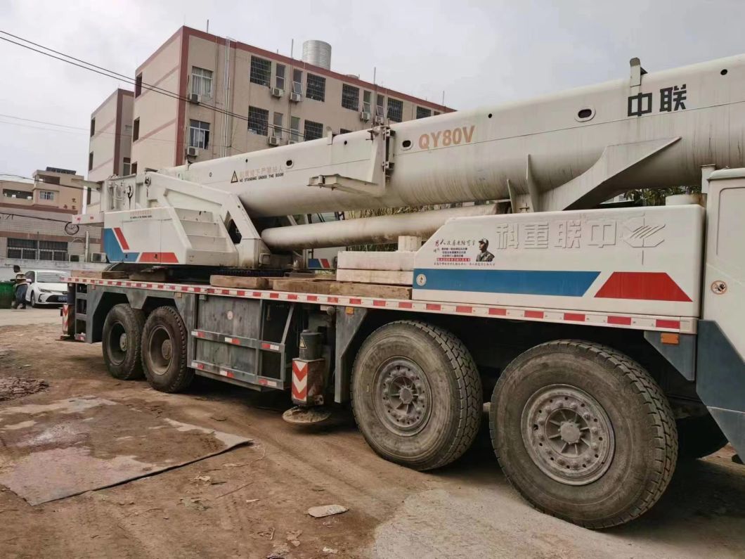 Used Engineering Construction Machinery Zoomlion Qy80V