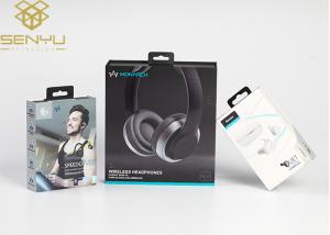 China Headphone Package Box Custom Made Clear Folding Carton Supply wholesale