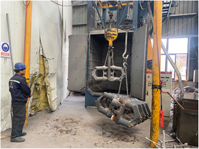 Carbon Steel Anode Yoke Stubs Repaired Using CNC Machining and Lost Foam Casting Pins