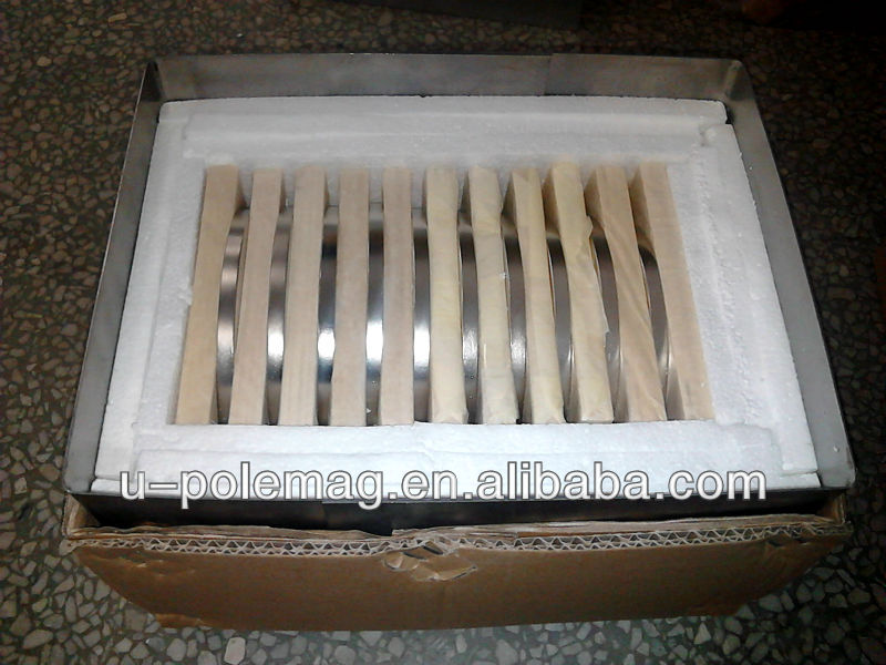 Industrial Magnet Permanent NdFeB Magnet with ISO9001 2000 System and Suspended Plate