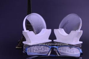 China Semi Finished 1.56 Round Top Lens Blanks , Blocking Blue Light Eyeglass Lens Blanks wholesale
