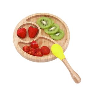 China Custom ECO Bamboo Food Plates with Serving Tray Occasion Giveaways 20x20x3cm wholesale