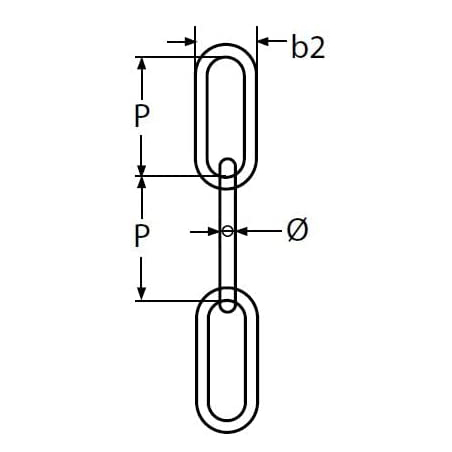 Standard Galvanized SS304 SS316 Short Link Chain for Industrial Applications
