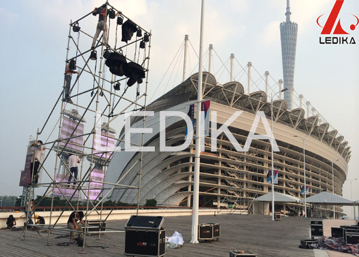 Multipurpose Speaker Stands Steel Layer Truss For Outdoor / Indoor Performances
