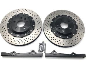 China Jekit Car Drilled Brake Disc Front 330*28mm Brake Disc Bracket wholesale